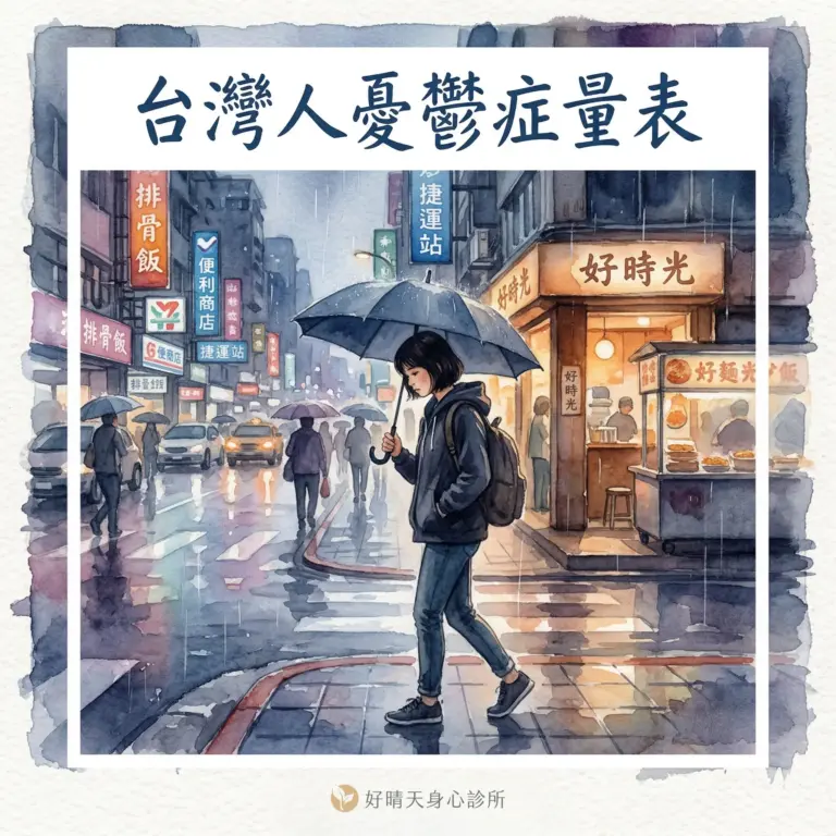 台灣人憂鬱症量表_好晴天身心診所