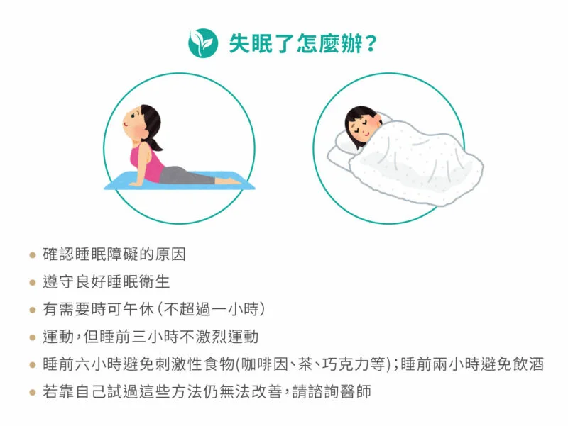 失眠了怎麼辦？