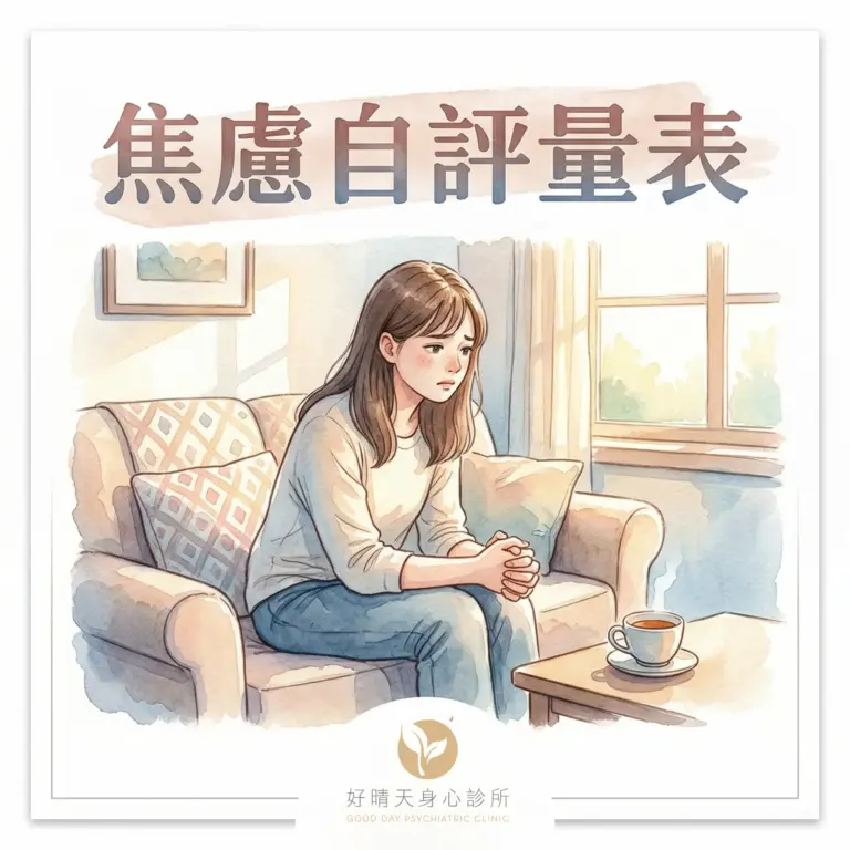 焦慮自評量表_好晴天身心診所