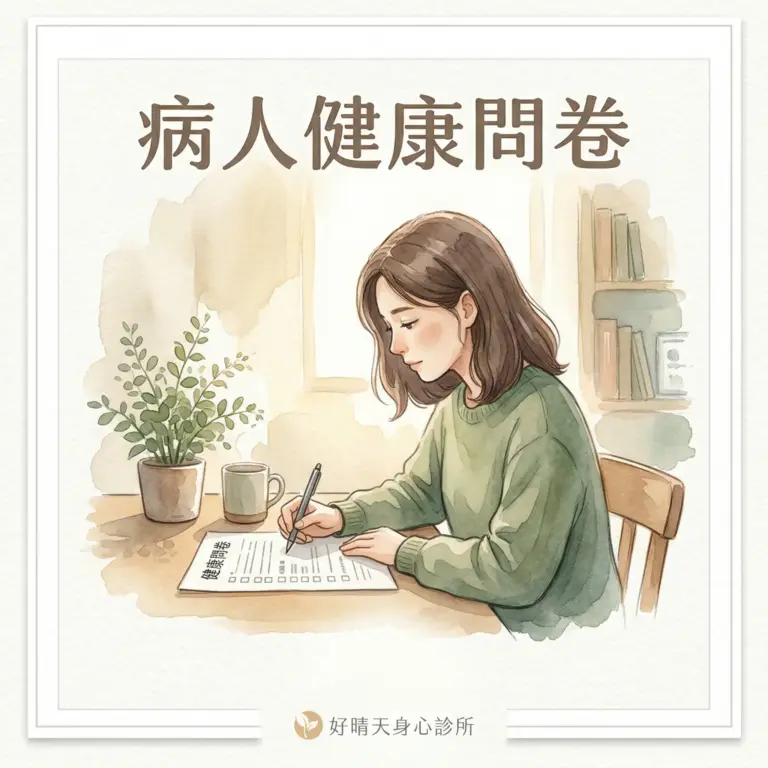病人健康問卷PHQ-9_好晴天身心診所