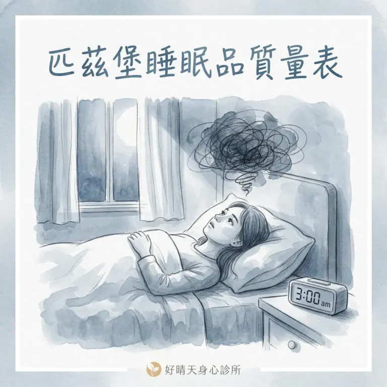 匹茲堡睡眠品質量表 (PSQI)_好晴天身心診所