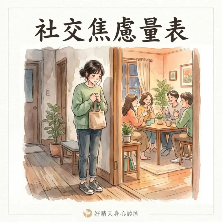 社交焦慮量表_好晴天身心診所
