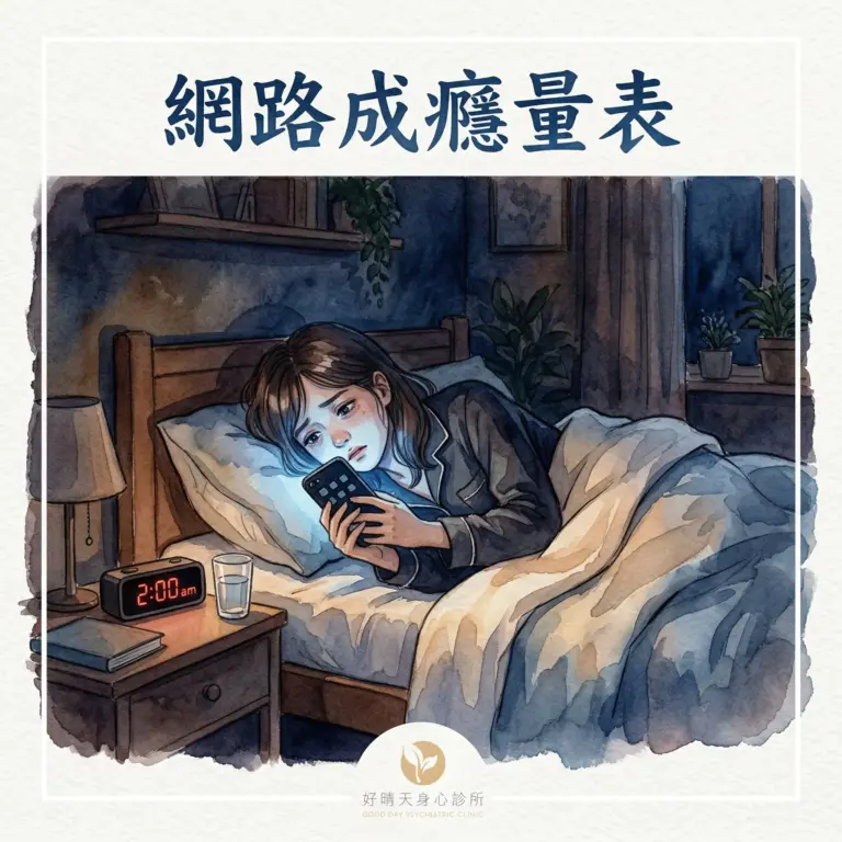 網路成癮量表_好晴天身心診所