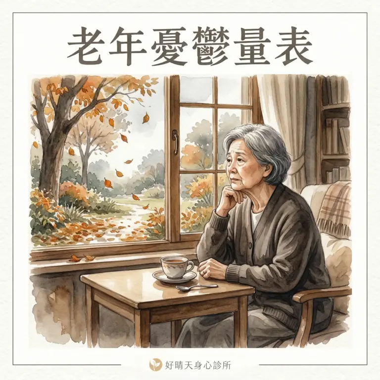 老年憂鬱量表_好晴天身心診所